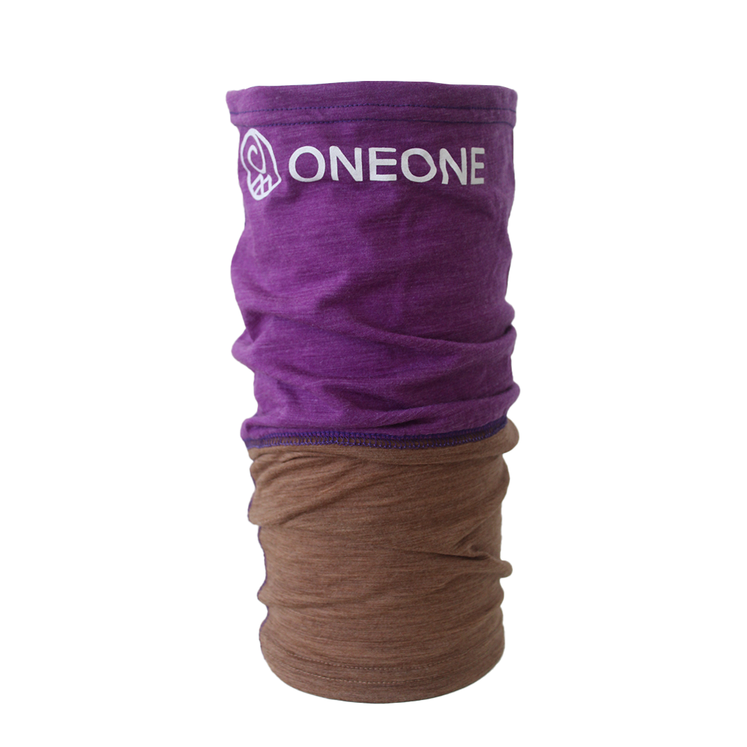 Merino Neck Warmer - Flax Bloom