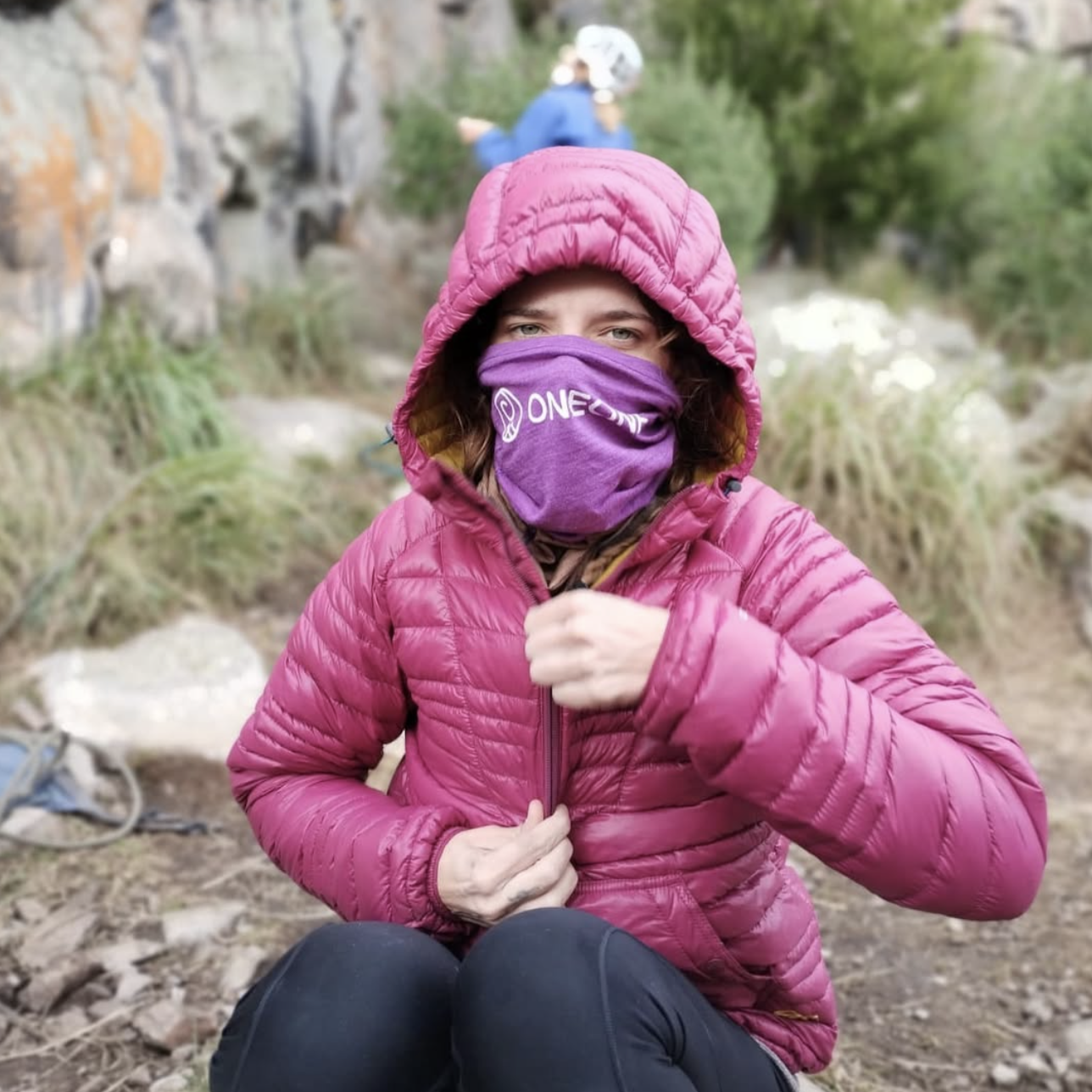 Merino Neck Warmer - Flax Bloom